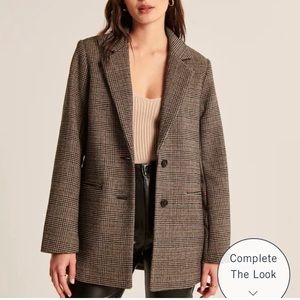Nwt Abercrombie wool-blend blazer jacket